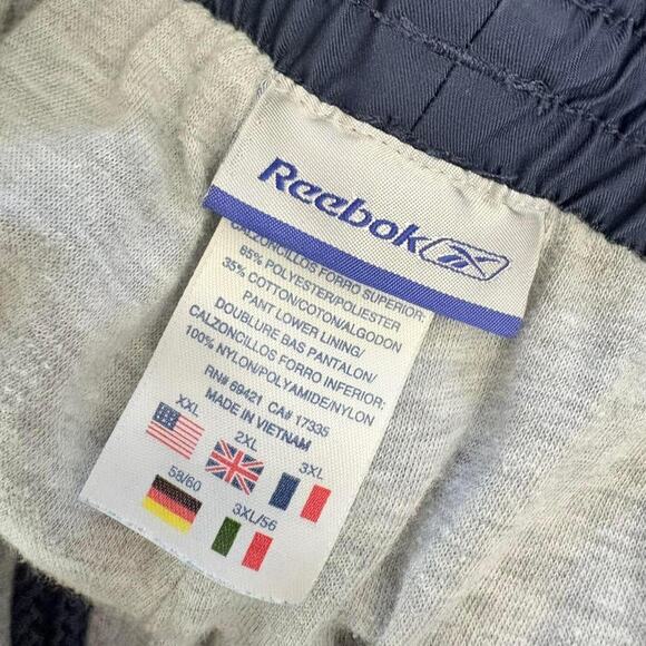 Y2k Baggy Reebok Striped Track Pants - Picture 6 of 8
